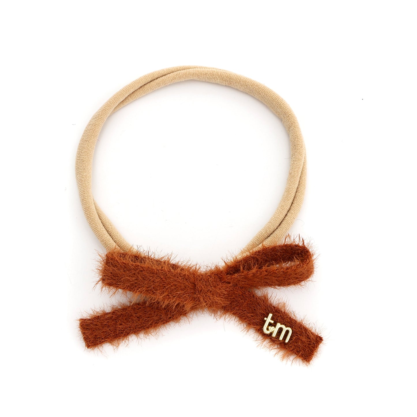 FW26 Boucle Ribbon - Set of 2 bow clip 2.5 width -Brown
