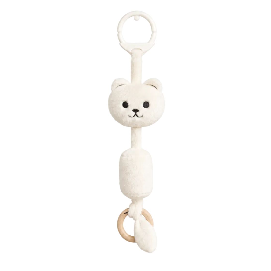Jingle Sensory Toy Wind Chime (Bear, Cream)