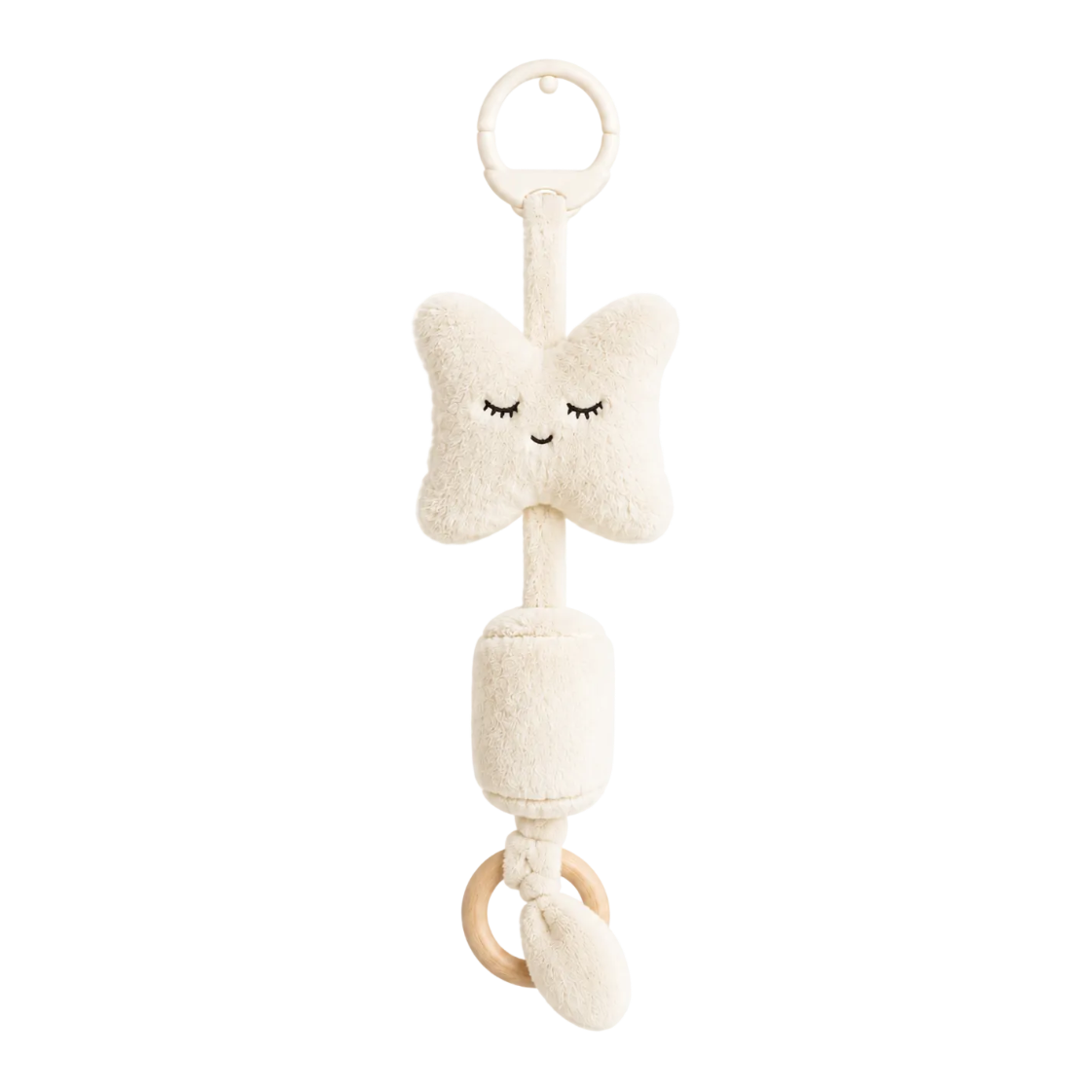 Jingle Sensory Toy Wind Chime (Butterfly, Cream)