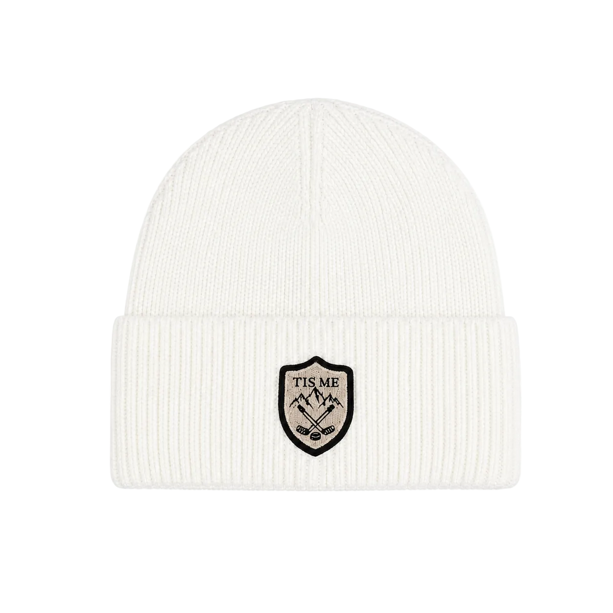 FW26 Winter Hat - Ice Hockey The Cuff Hat Winter Hat Small Age 1-3 White