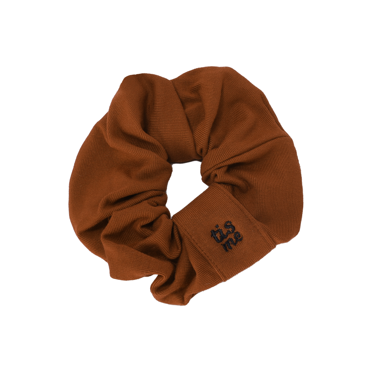 FW26 Sweatband Wrap- Quote- Just For You Scrunchie Brown
