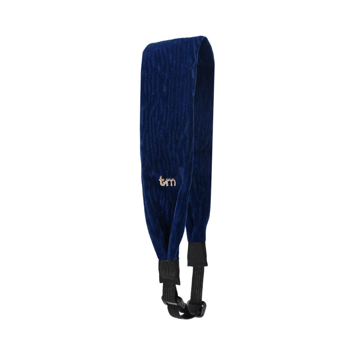 FW26 Velvet Textured Headscarf Navy