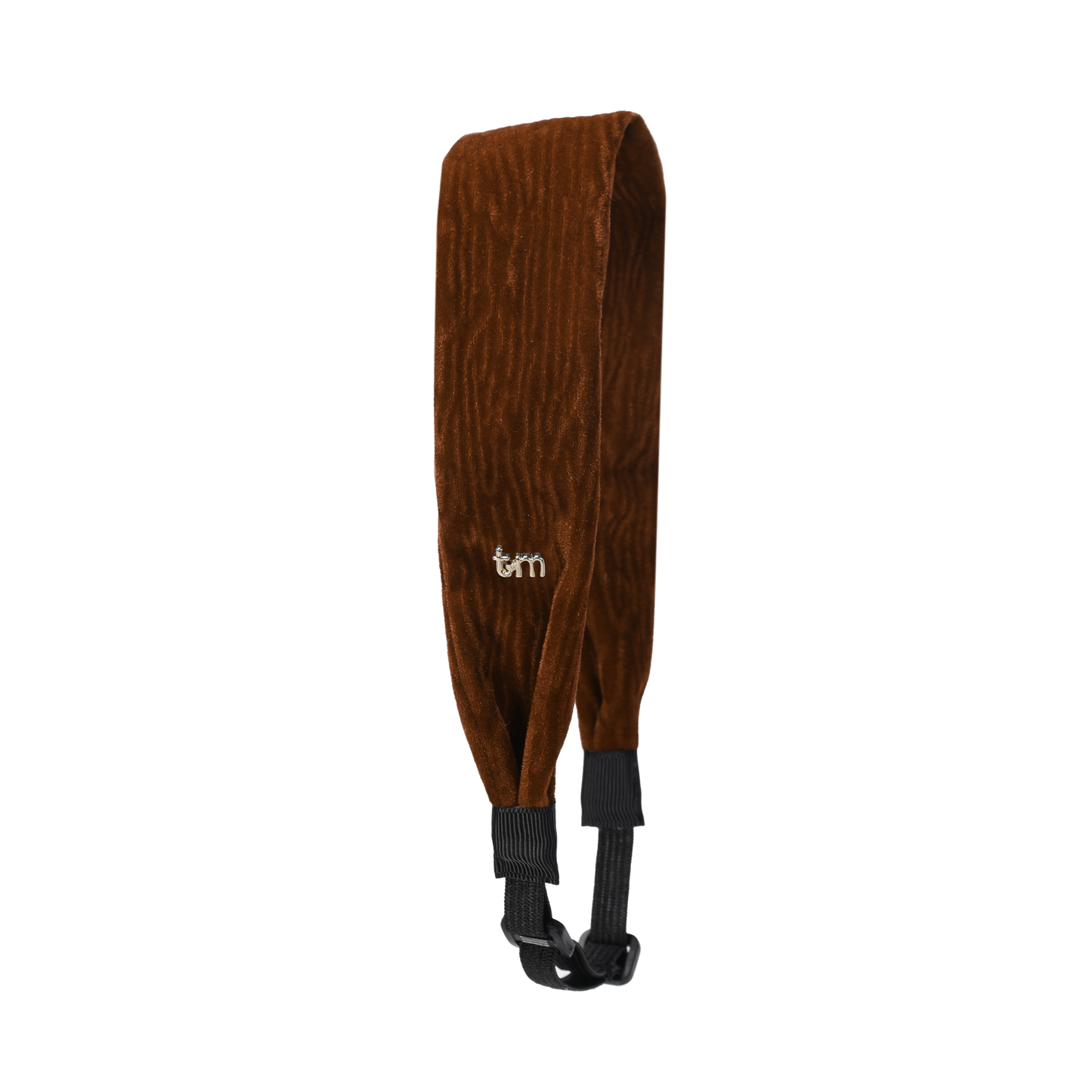 FW26 Velvet Textured Headscarf Brown