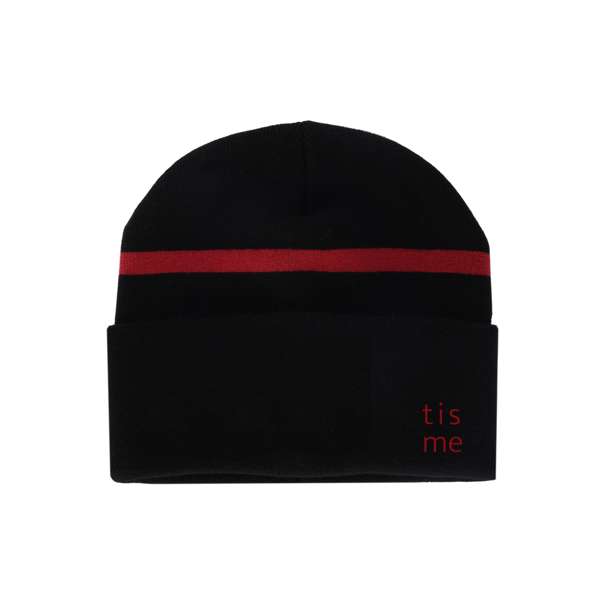 FW26 Winter Hat - Red And Brown Strip Winter Hat Large Red Strip