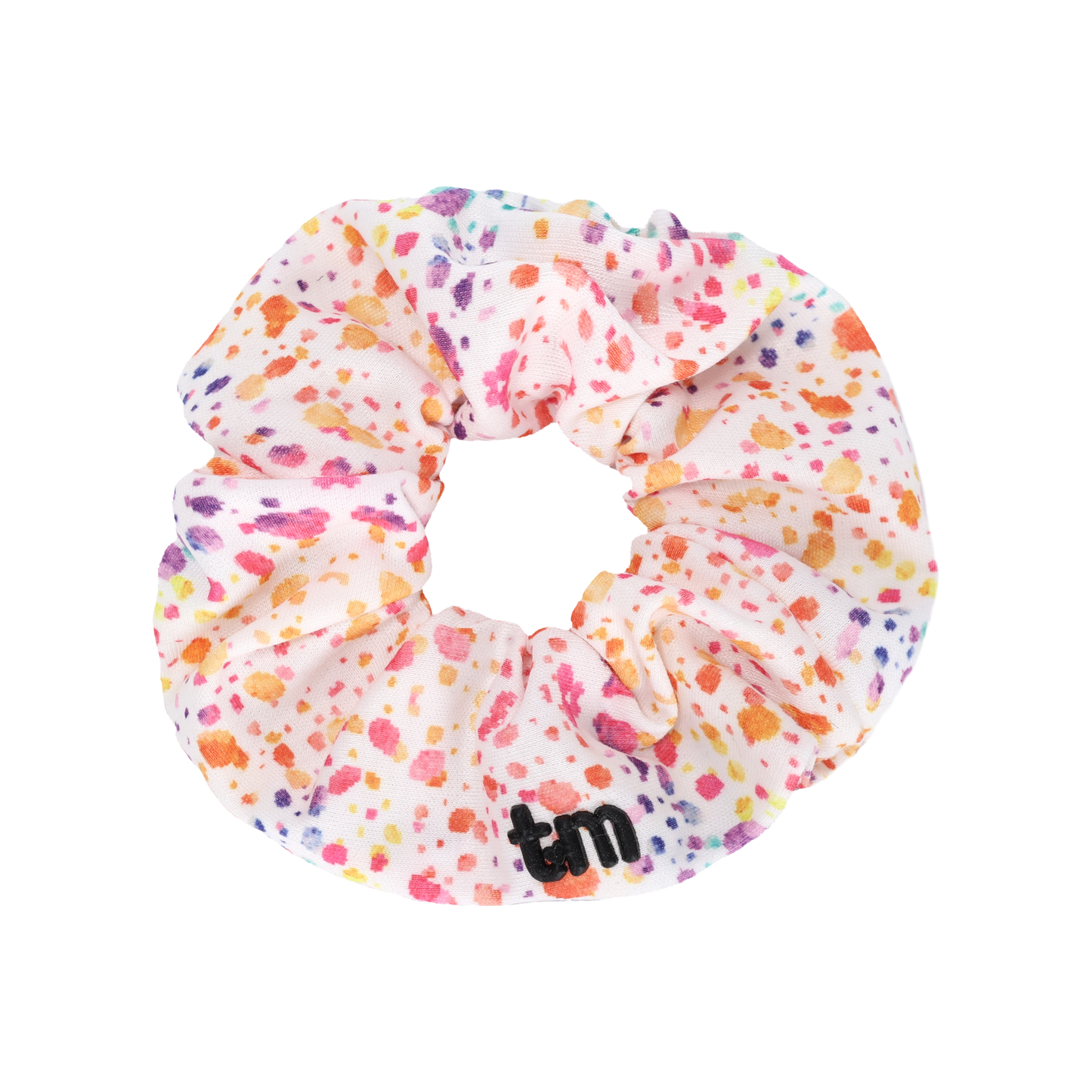 Heart And Splatter Printed Collection Scrunchie (Splatter)
