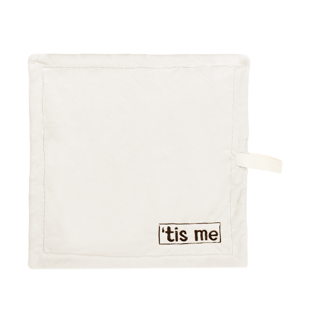 Plain Lovey with Paci/Stroller String (Cream)