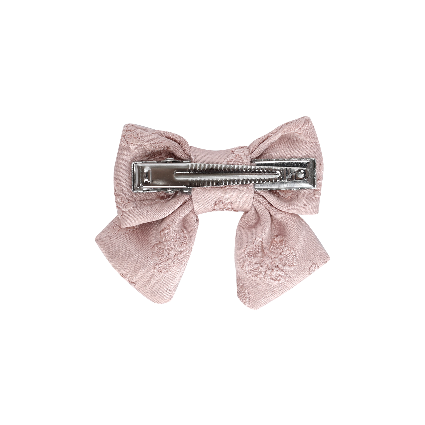 Lace Collection Mini Bow Clip Set Of 2 (Cream)
