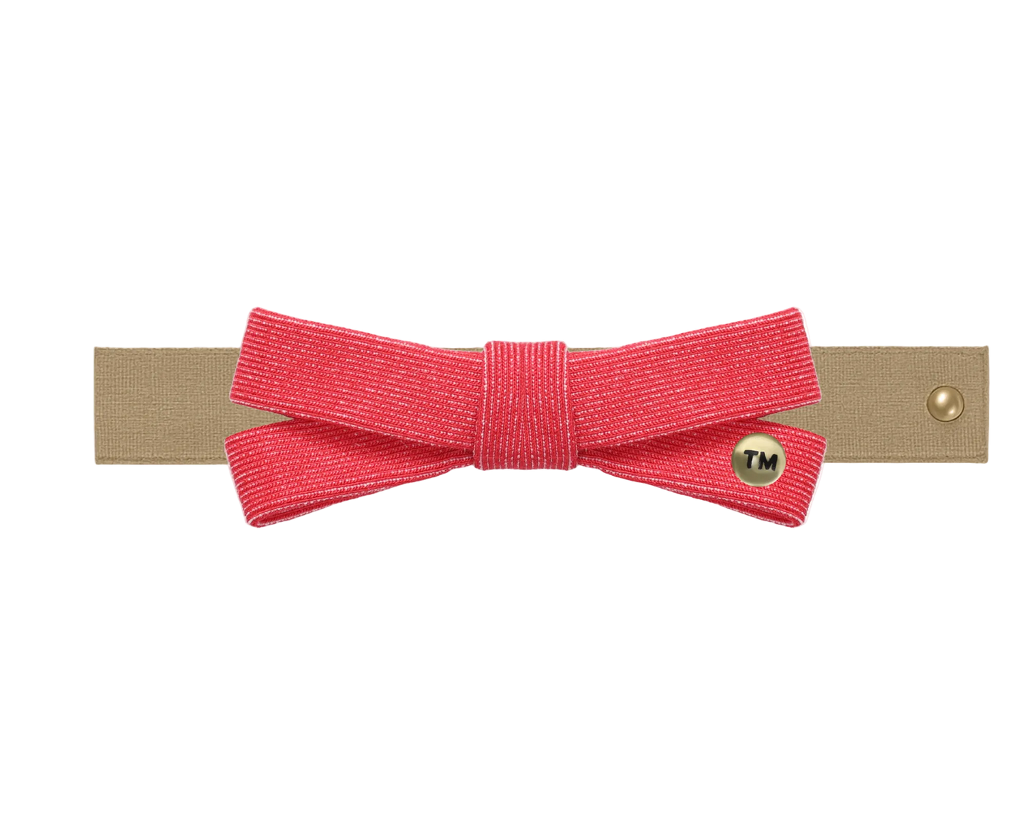 Denim Luggage Logo Collection Nylon Baby Headband (Red)