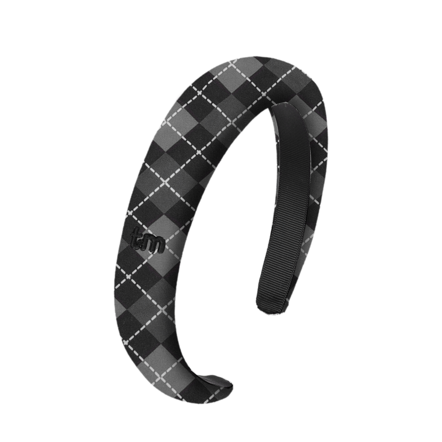 Argyle Hard Headband (Gray)