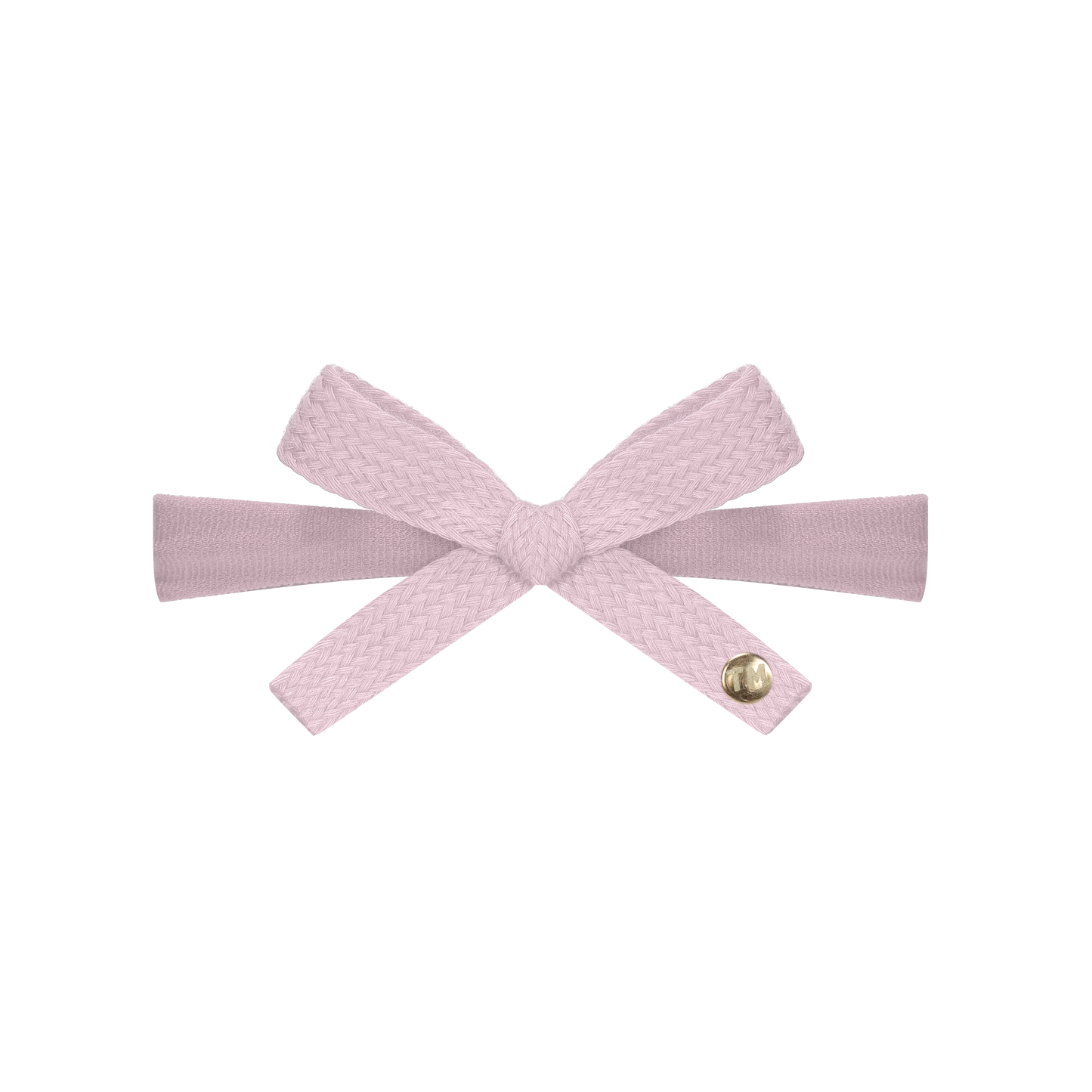 SS26 Woven Ribbon Nylon Baby Headband (Light Pink)