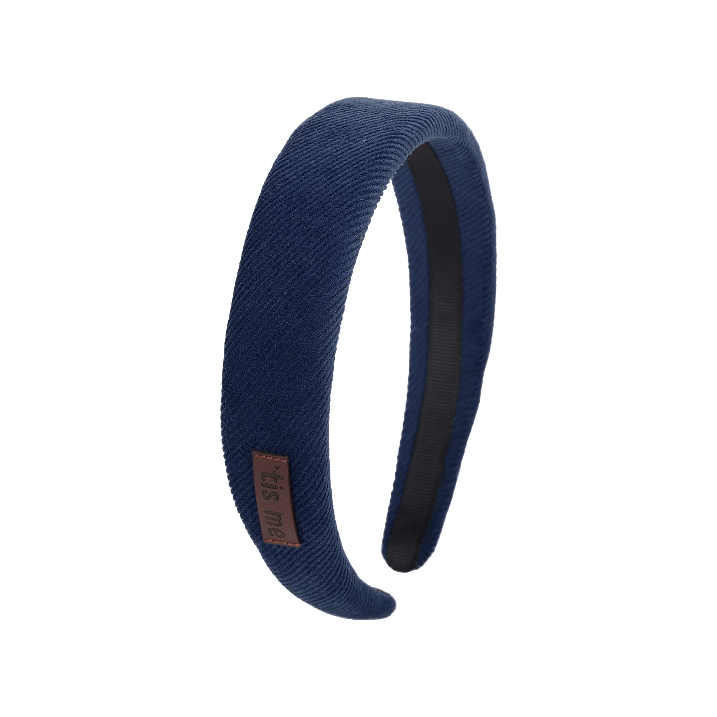 Corduroy Hard Headband (Navy)