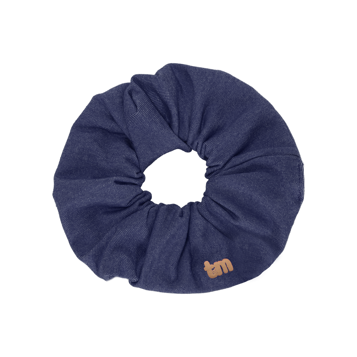 Denim Luggage Logo Collection Scrunchie (Navy)