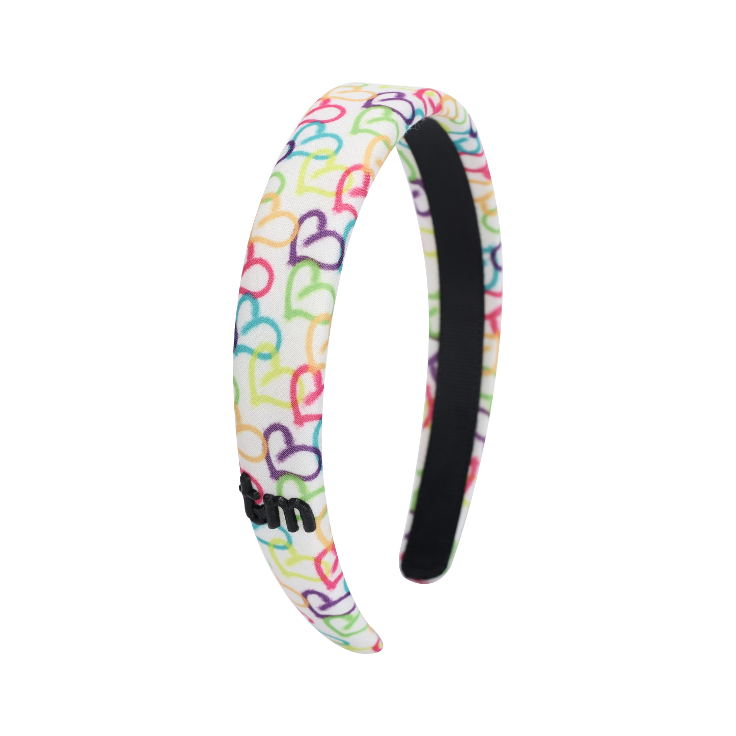 Heart And Splatter Printed Collection Hard Headband (Heart)