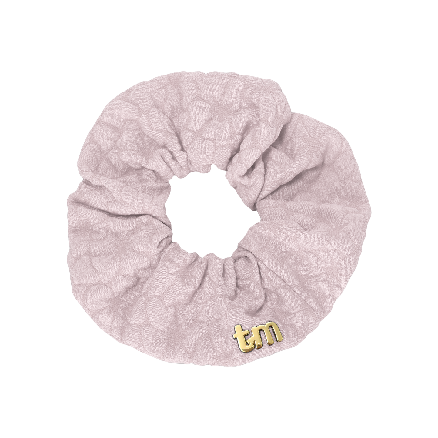 Floral Quilted Collection Scrunchie (Pink)