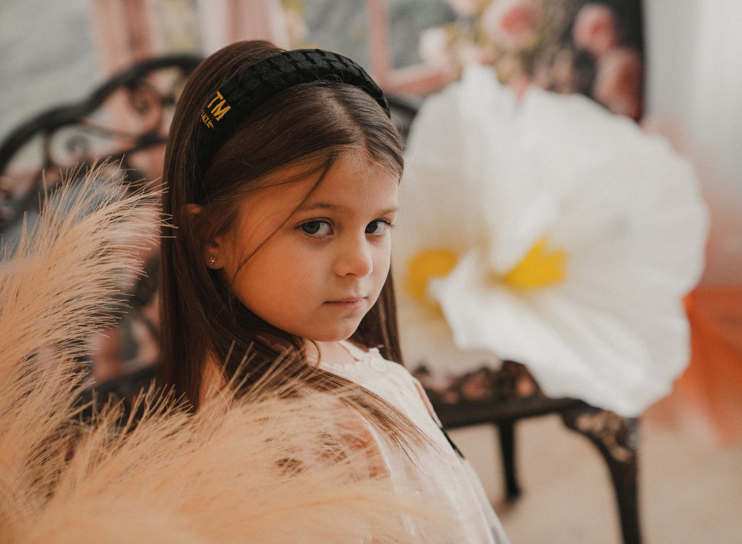 Luxe Velvet Hard Headband (Black)