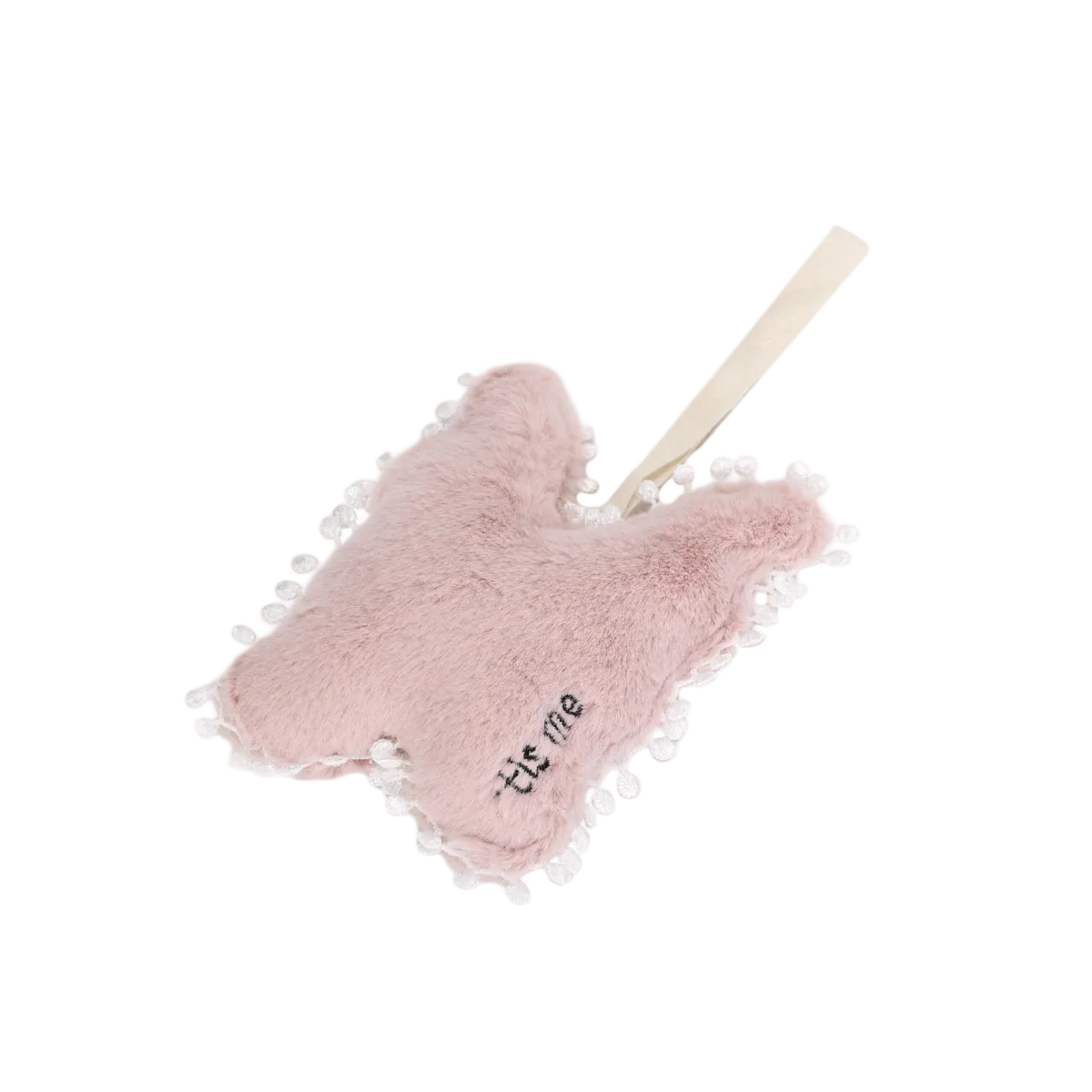 Paci Rattle Holder (Butterfly, Pink)