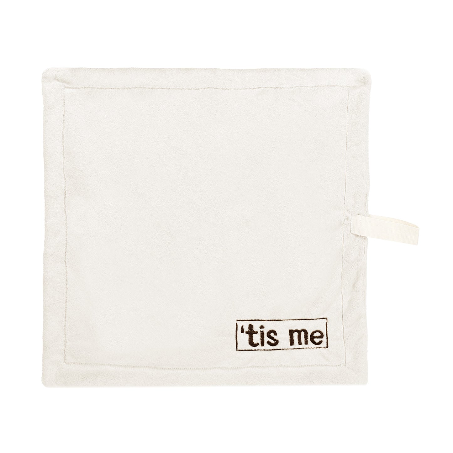 Cream Lovey- removable Paci holder string