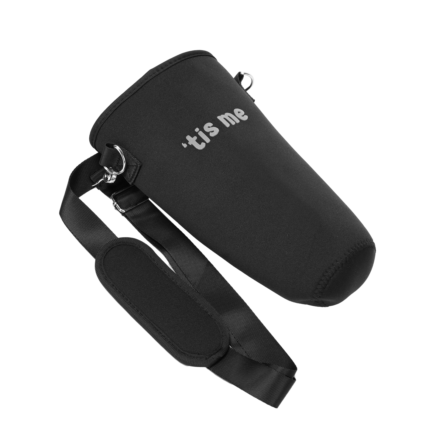 SS24 BLACK WATER BOTTLE SHOULDER BAG SPORT MESH (GLOW IN DARK LOGO)