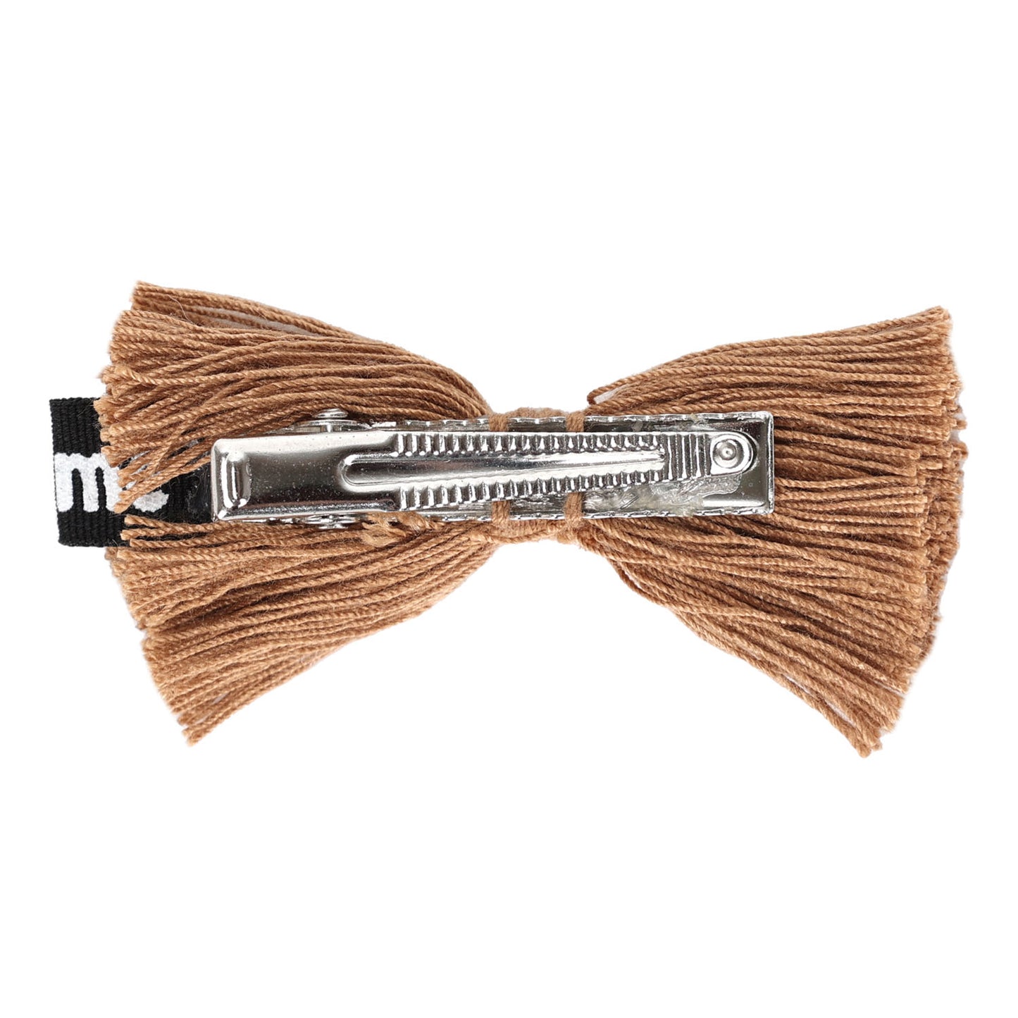 Macrame 2" Bow Clip, Set of Two (Cream)