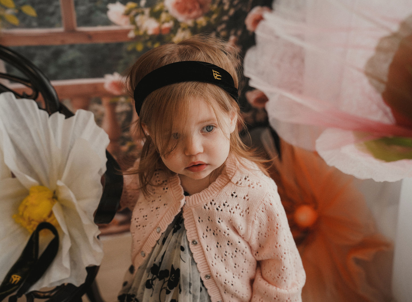 Velvet Headscarf (Berry Wine)