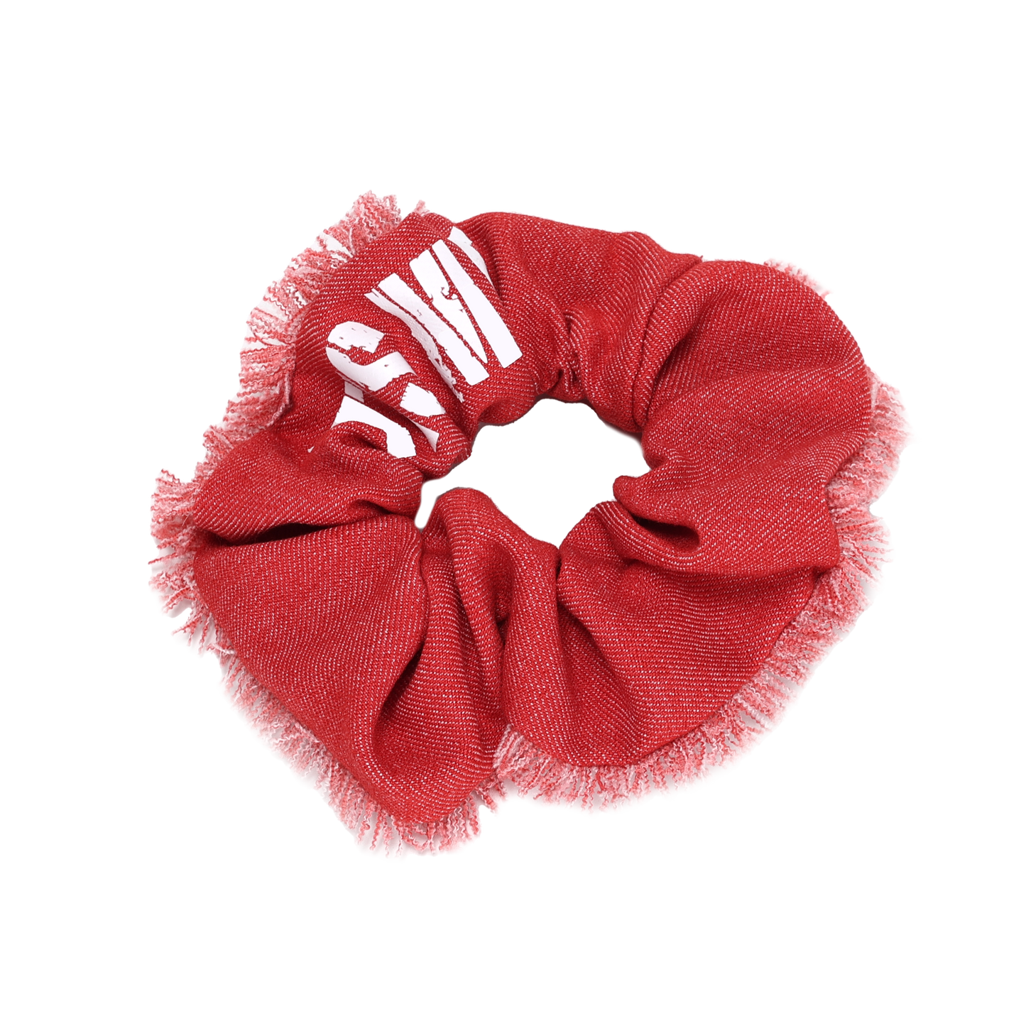 SS24 RED DENIM STANDARD SIZE SCRUNCHIE