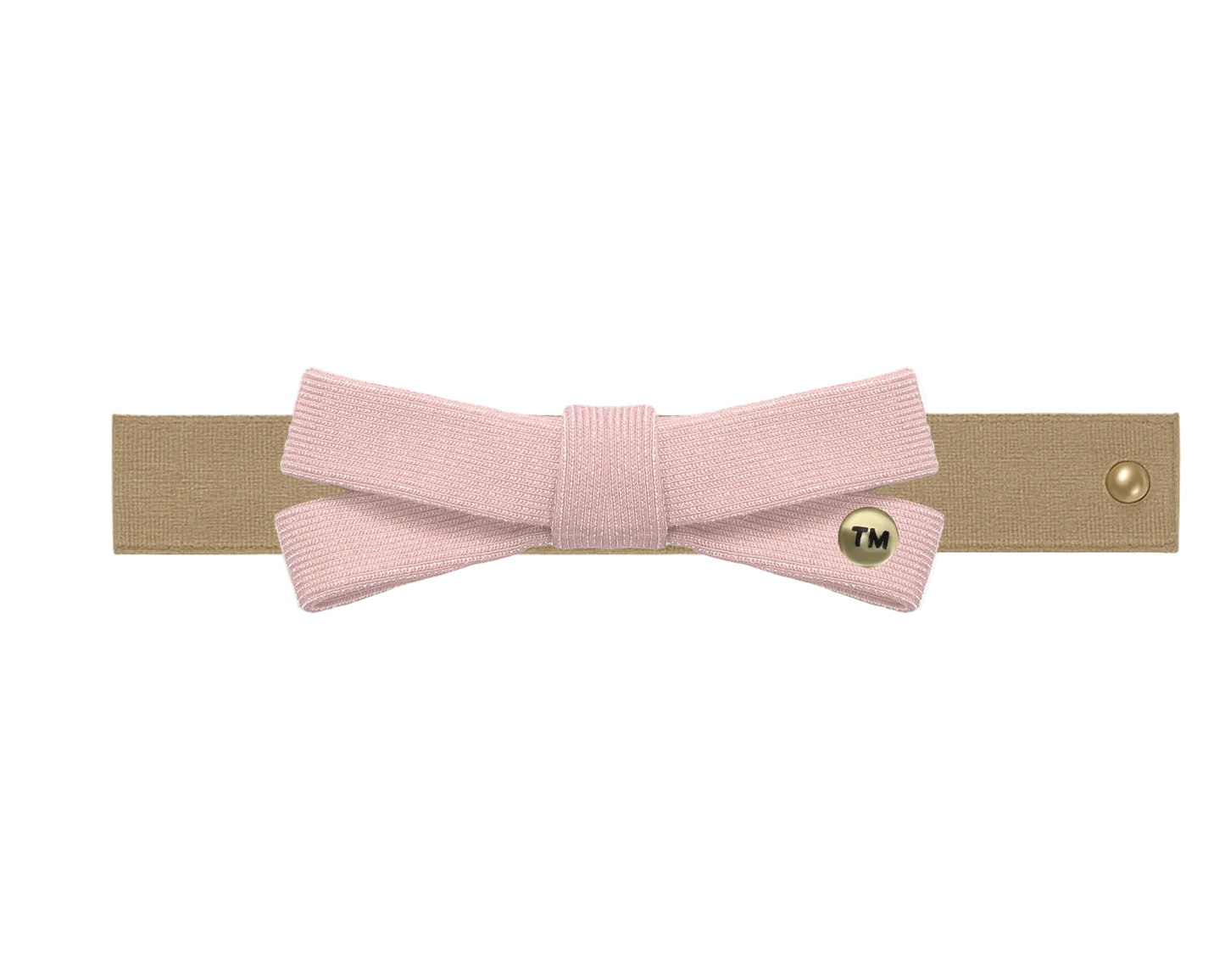 Denim Luggage Logo Collection Nylon Baby Headband (Pink)