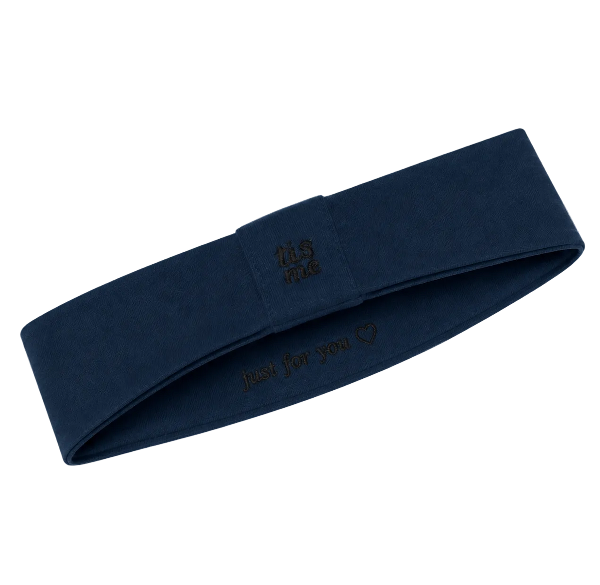 FW26 Sweatband Wrap- Quote- Just For You Sweatband Small 6-12 Months Navy