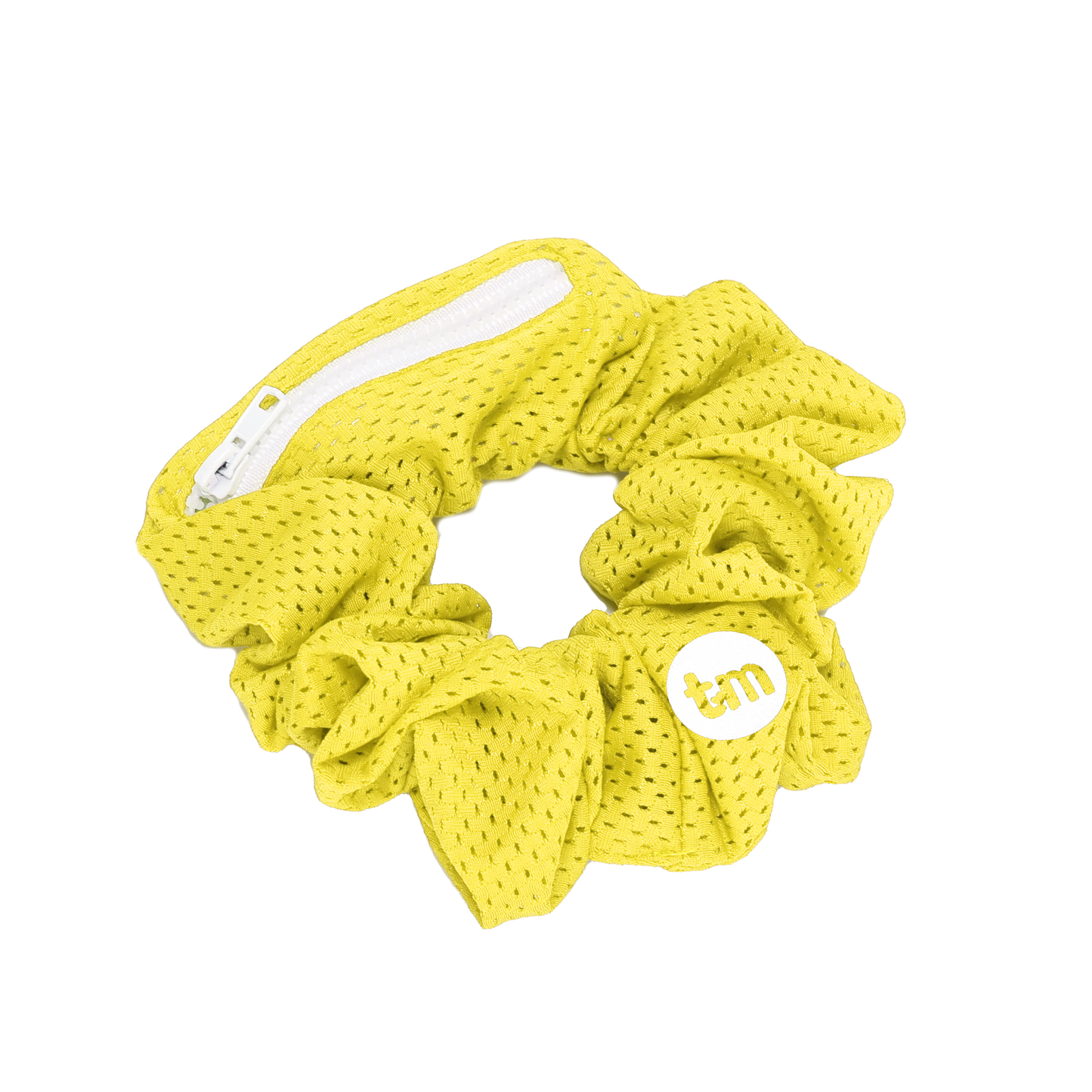 BUNDLE OF 7- SS24 SCRUNCHIE ZIPPER POCKET SPORTS MESH COLLECTION (GLOW IN DARK LOGO)