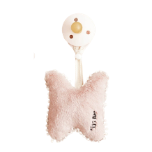 Paci Rattle Holder (Butterfly, Pink)