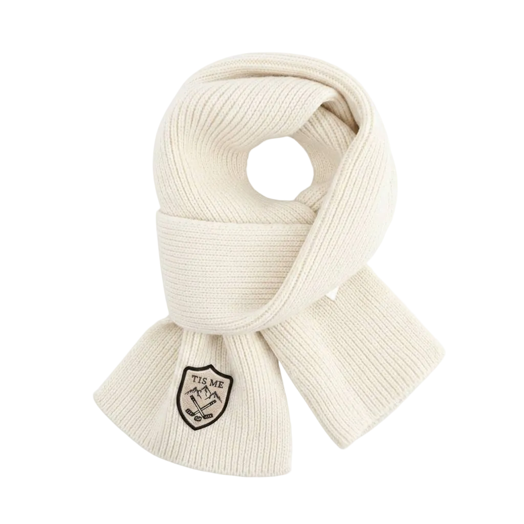 FW26 Shawl Ice Hockey  Cream
