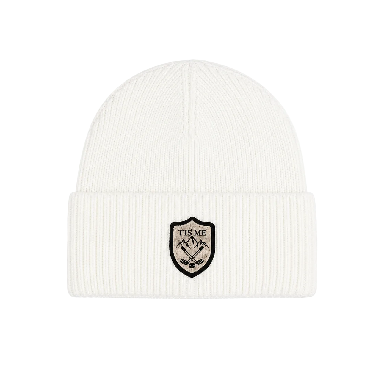 FW26 Winter Hat - Ice Hockey The Cuff Hat Winter Hat Small Age 1-3 White