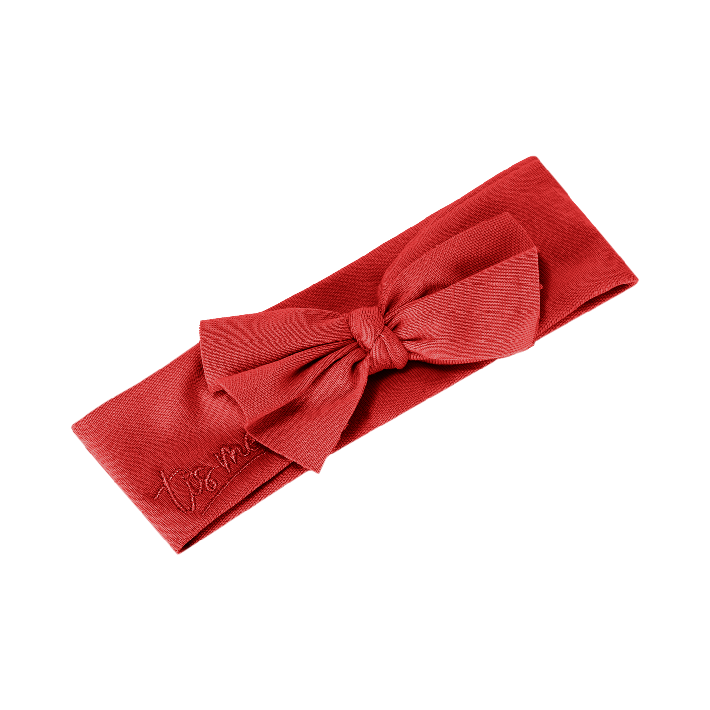 FW26 Sweatband Bow Toddler M Red 180