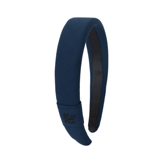 FW26 Sweatband Wrap- Quote- Just For You Hard Headband Navy