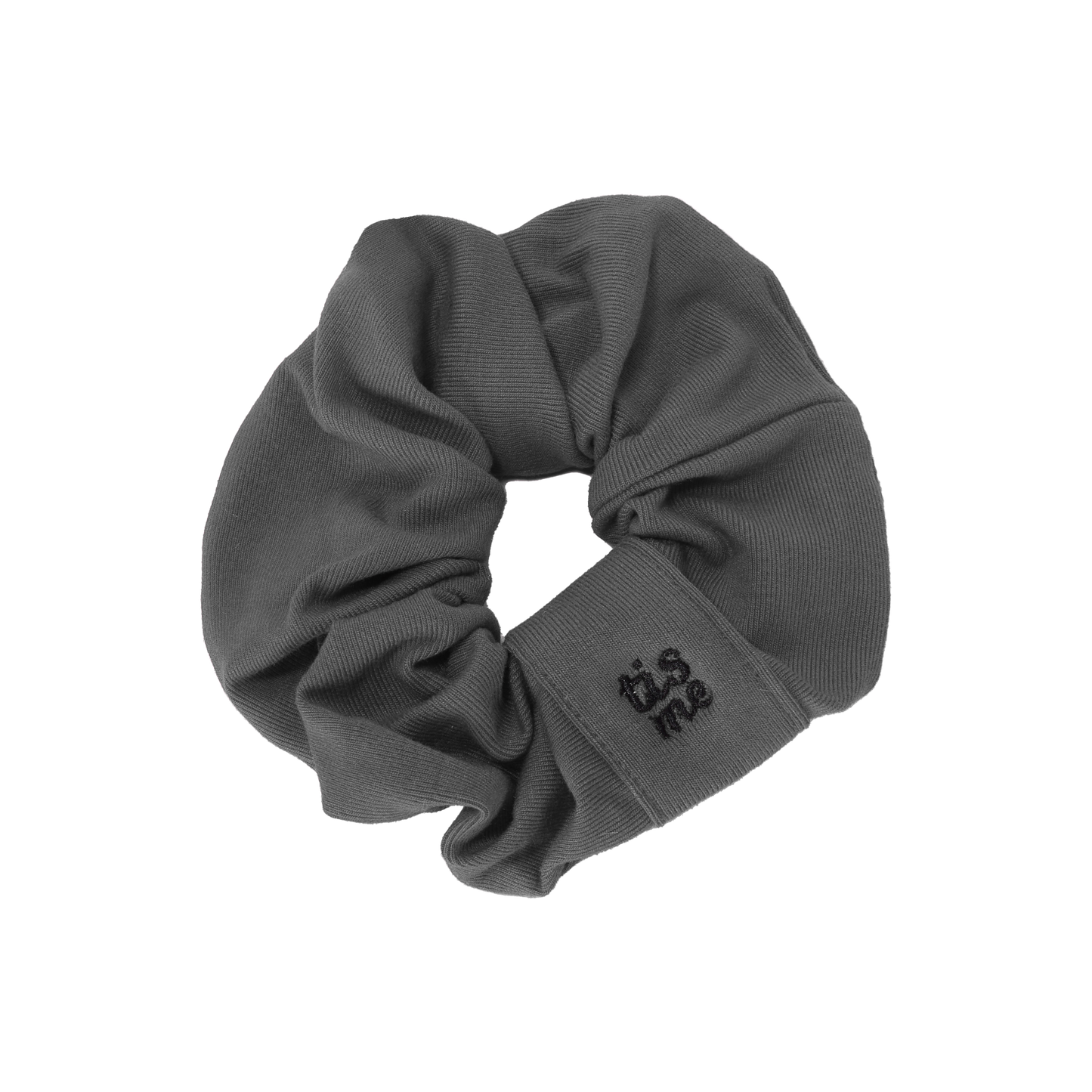 FW26 Sweatband Wrap- Quote- Just For You Scrunchie Gray