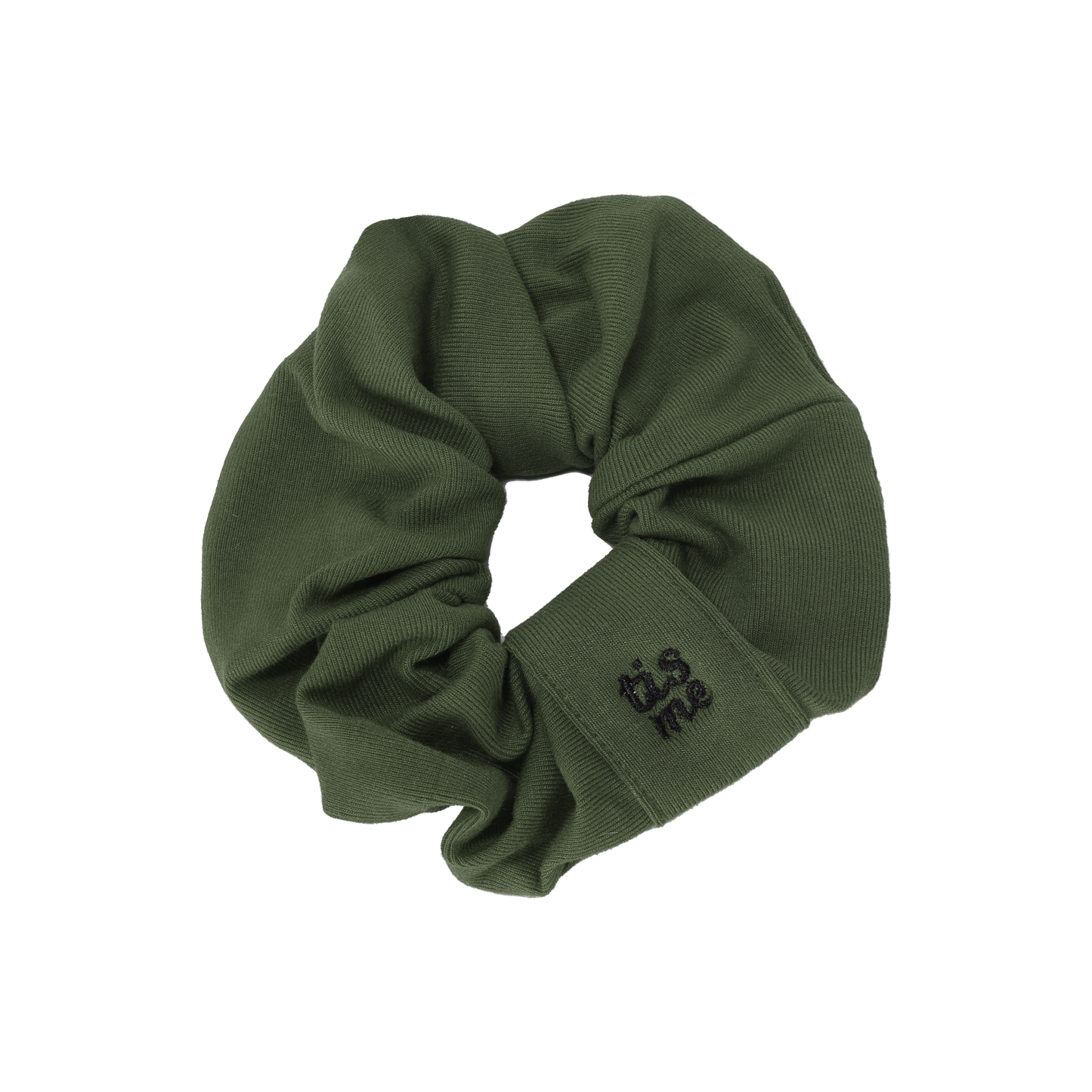 FW26 Sweatband Wrap- Quote- Just For You Scrunchie Green