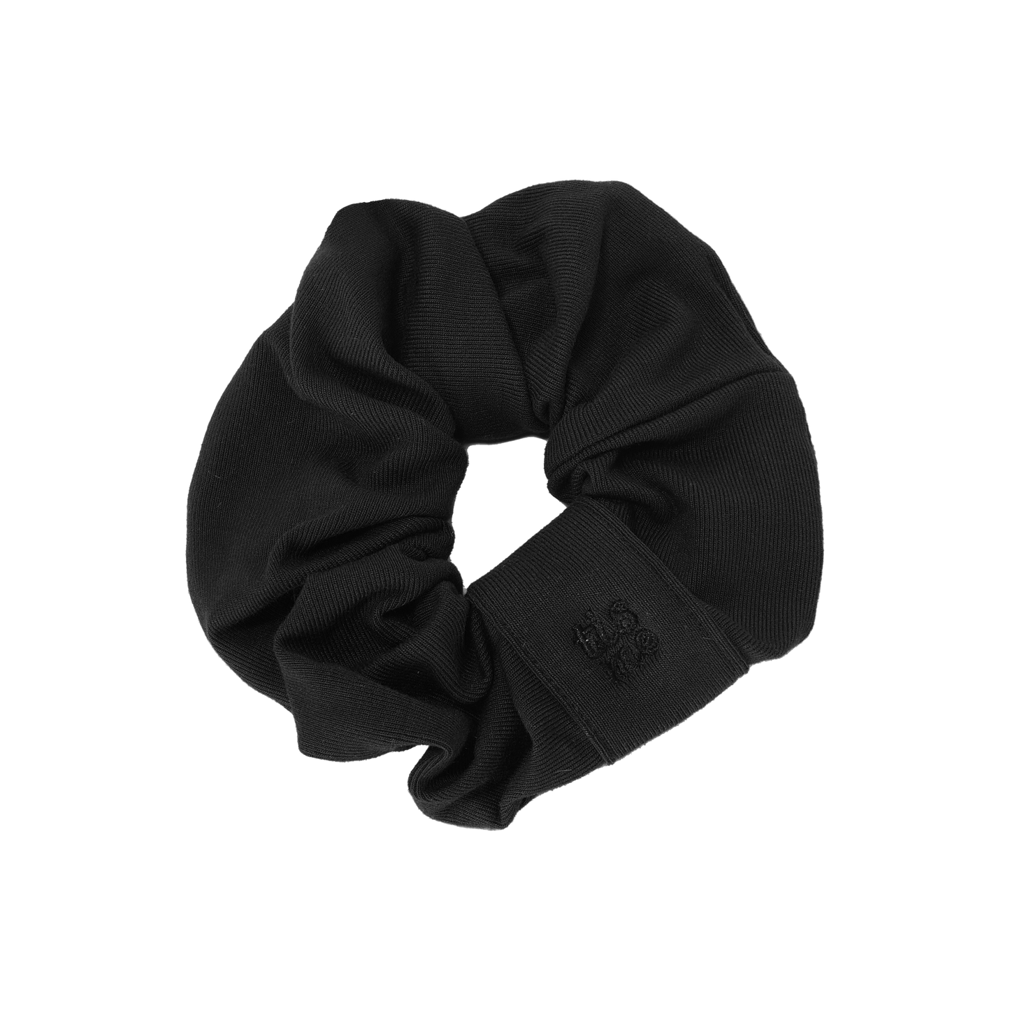 FW26 Sweatband Wrap- Quote- Just For You Scrunchie Black
