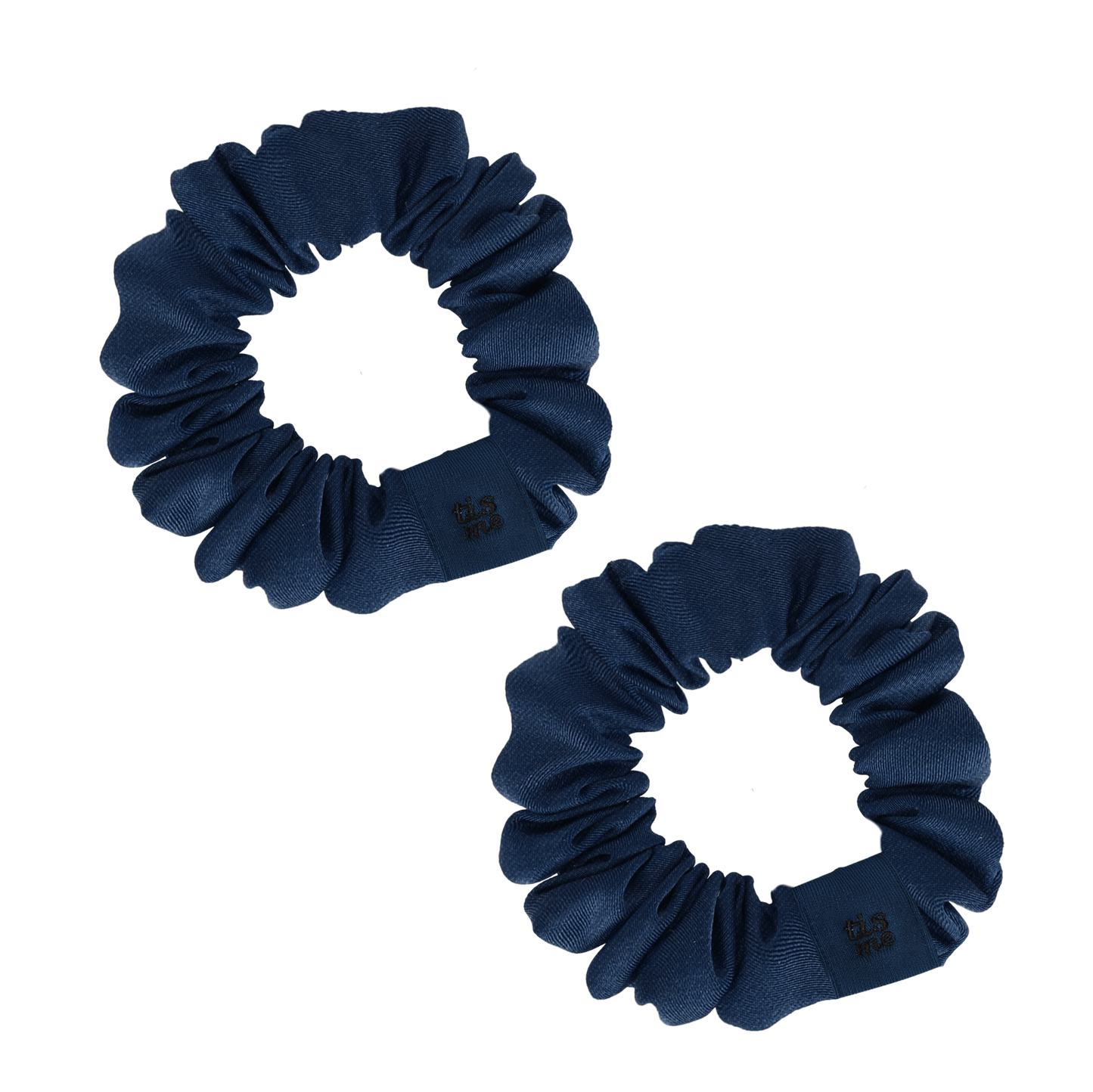 FW26 Sweatband Wrap- Quote- Just For You Mini Scrunchie Set Of 2 Navy