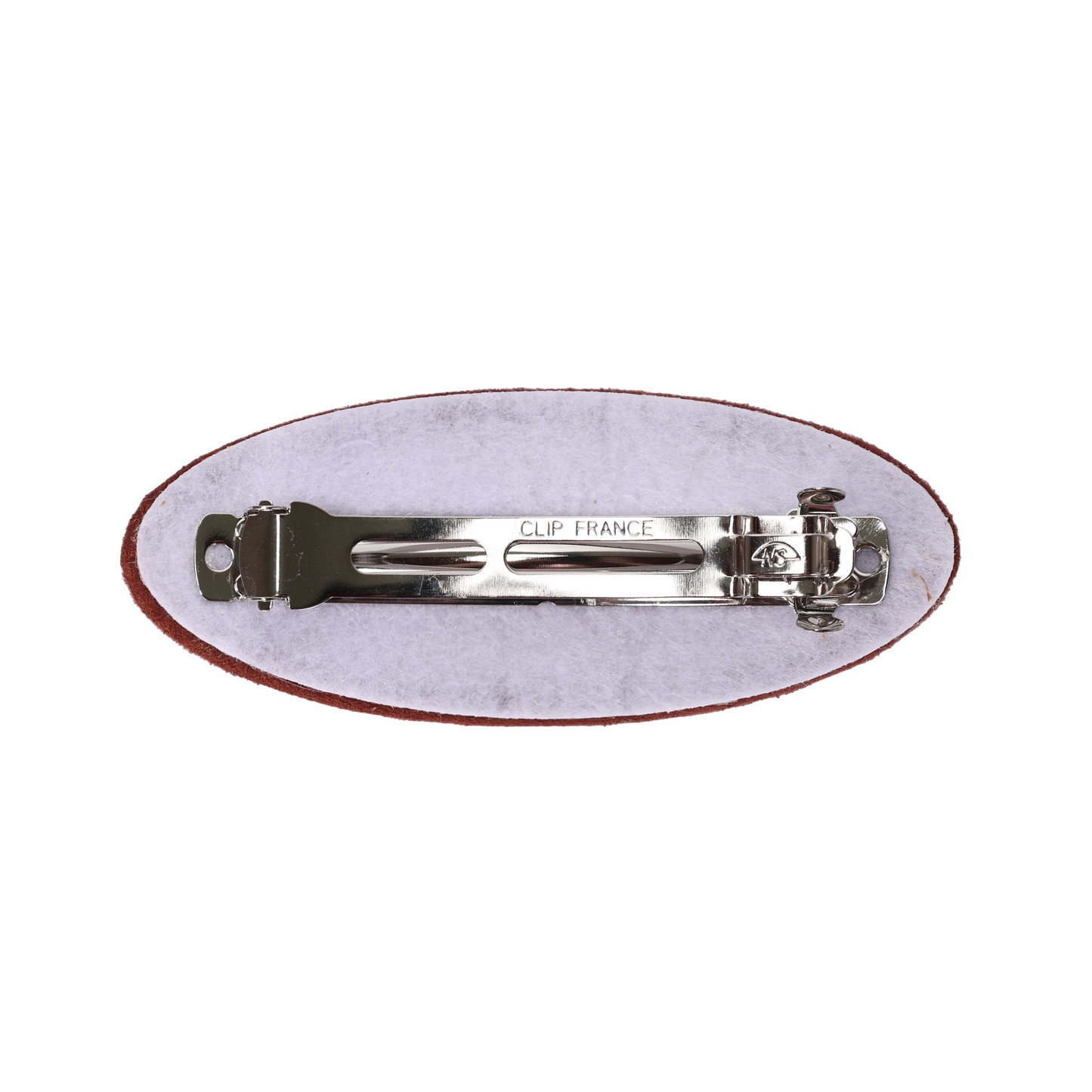 FW26 Suede Collection Barette Clip Black