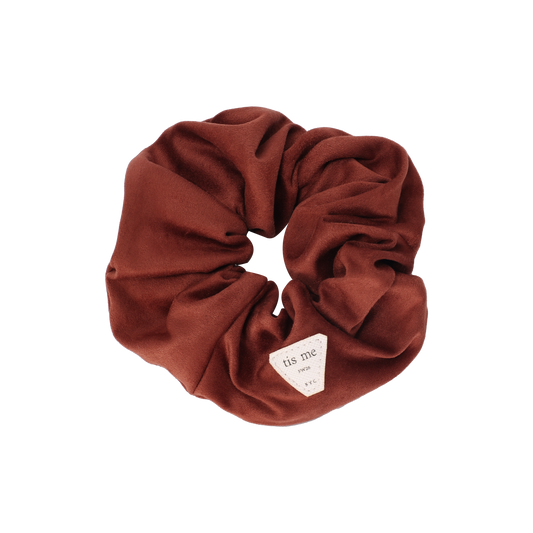 FW26 Suede Collection Scrunchie Camel