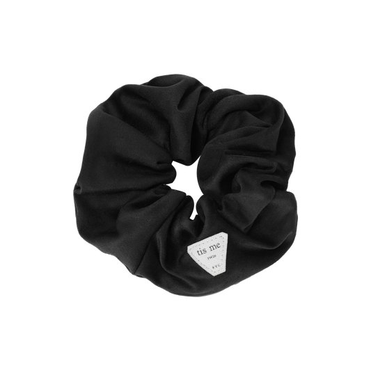 FW26 Suede Collection Scrunchie Black