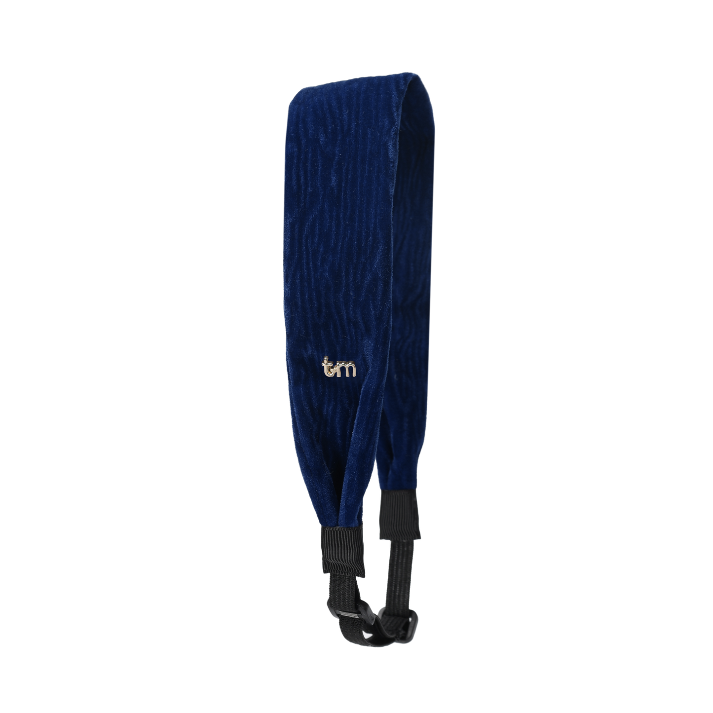 FW26 Velvet Textured Headscarf Navy