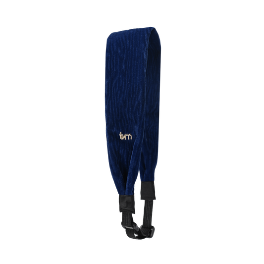 FW26 Velvet Textured Headscarf Navy