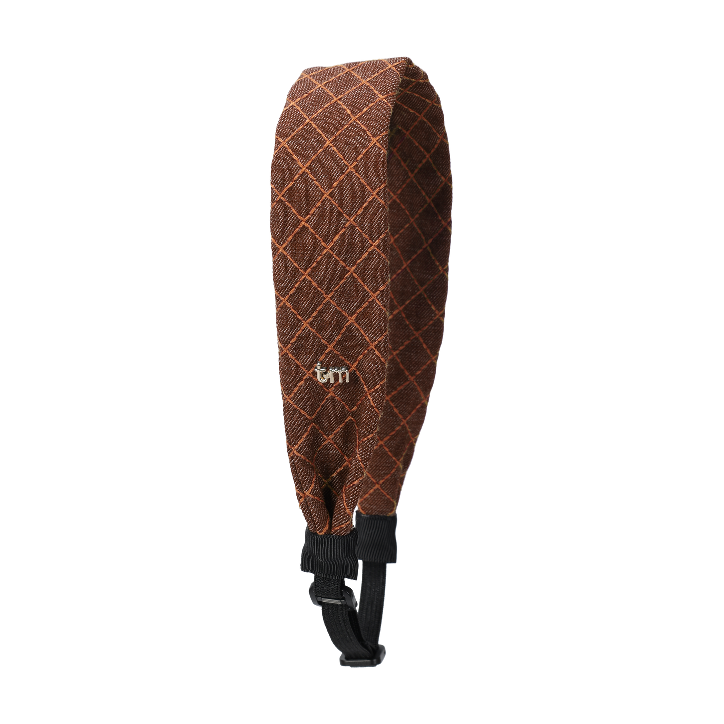 FW26 Denim Brown Thread Standard Headscarf Brown