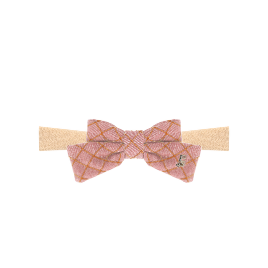 FW26 Denim Brown Thread Nylon Pink