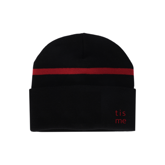 FW26 Winter Hat - Red And Brown Strip Winter Hat Large Red Strip