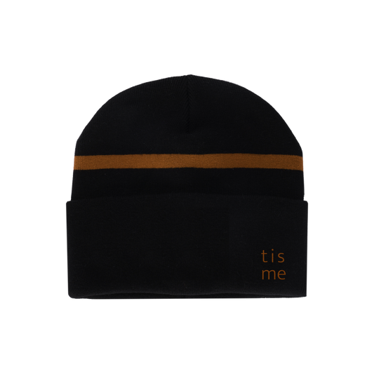 FW26 Winter Hat - Red And Brown Strip Winter Hat Medium Brown Strip