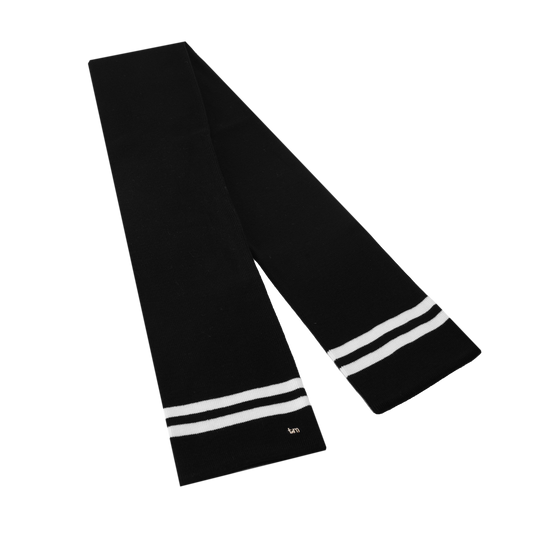 FW26 Winter Shawl  White Stripes