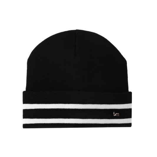 FW26  - Winter Hat Medium - White Stripes