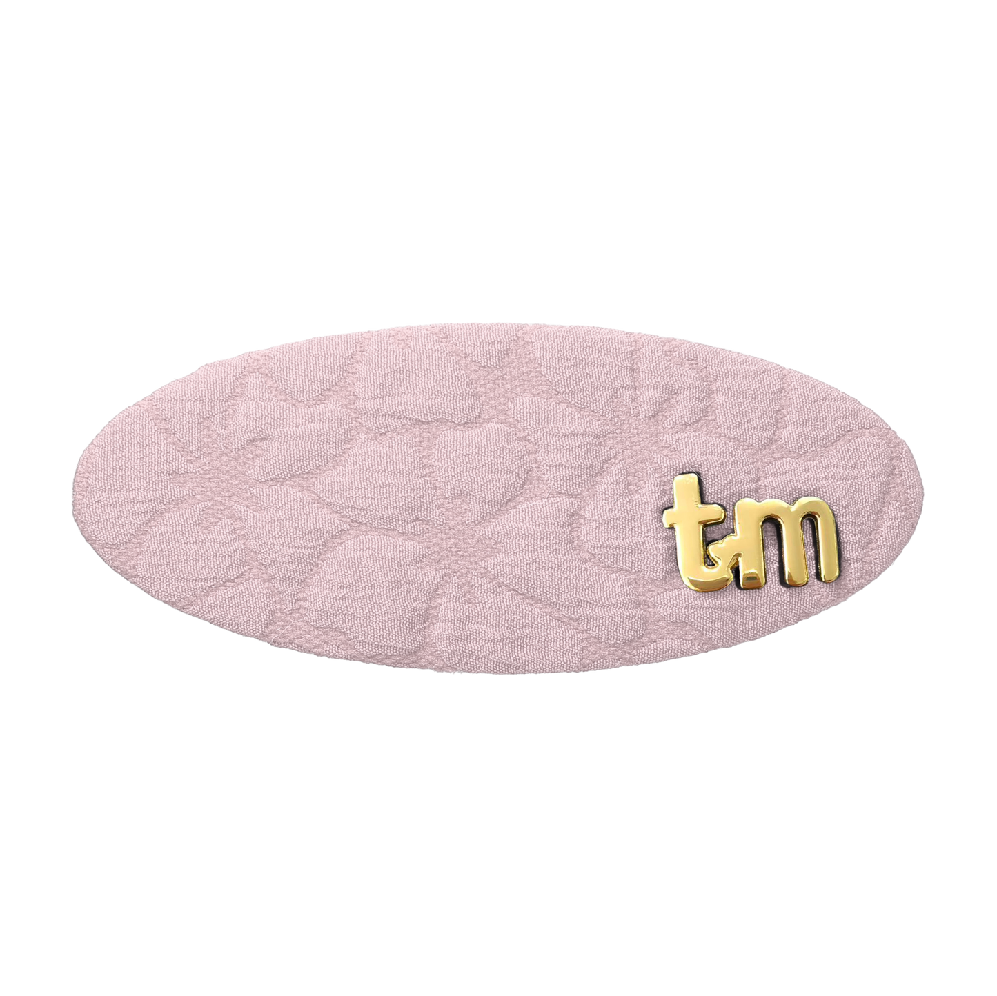 Floral Quilted Collection Barrette Clip (Pink)