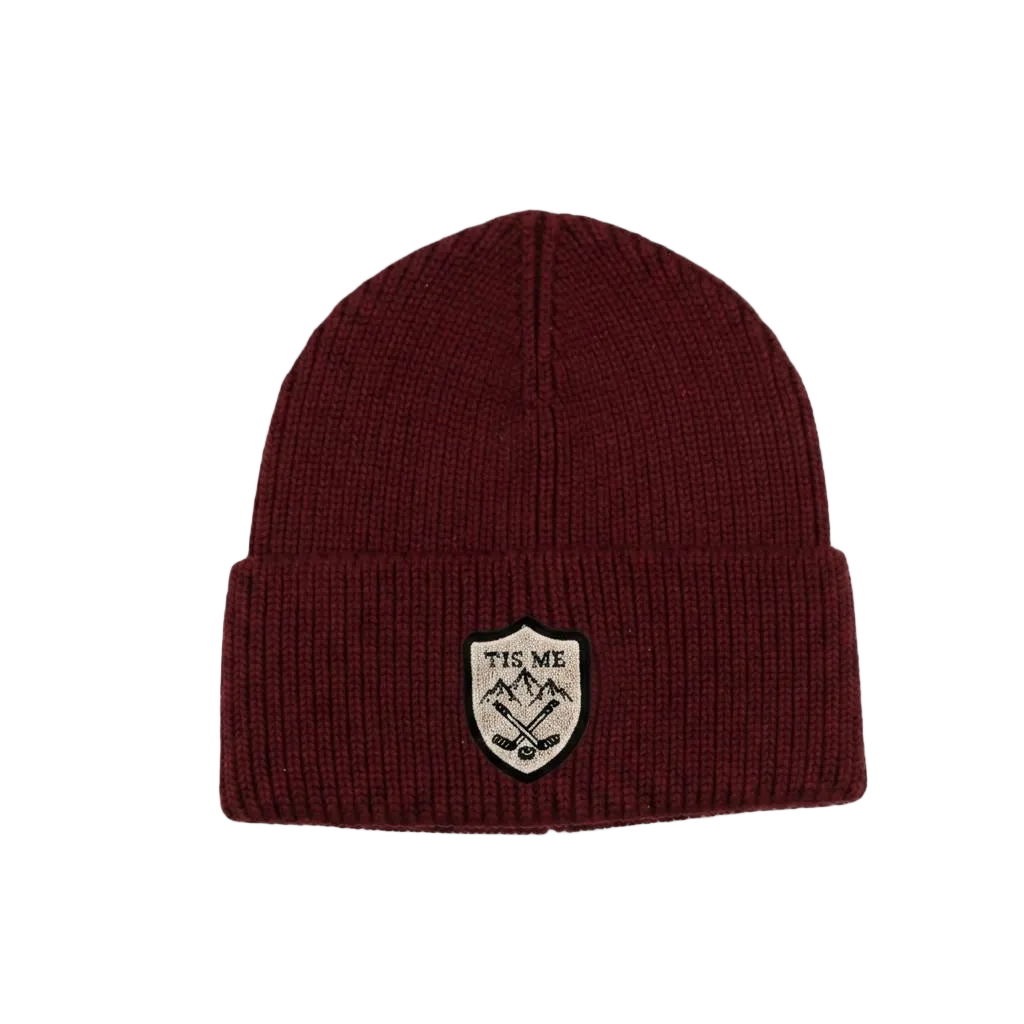 FW26 Winter Hat - Ice Hockey Hat Large Age 6-14 Maroon